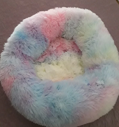 Plush Donut Pet Bed photo review